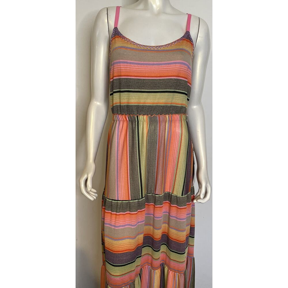 Double D Ranch Desperado Serape Maxi Dress NWT XL Knit Multicolored Boho - Picture 3 of 16